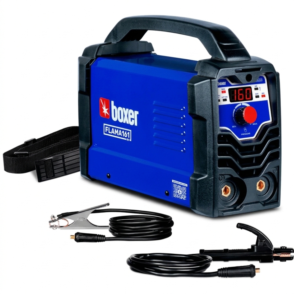 Máquina Inversora de Solda Flama 161 MMA/TIG 160A Bivolt Automático BOXER