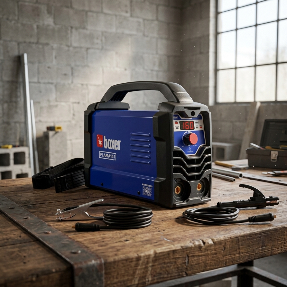 Máquina Inversora de Solda Flama 161 MMA/TIG 160A Bivolt Automático BOXER