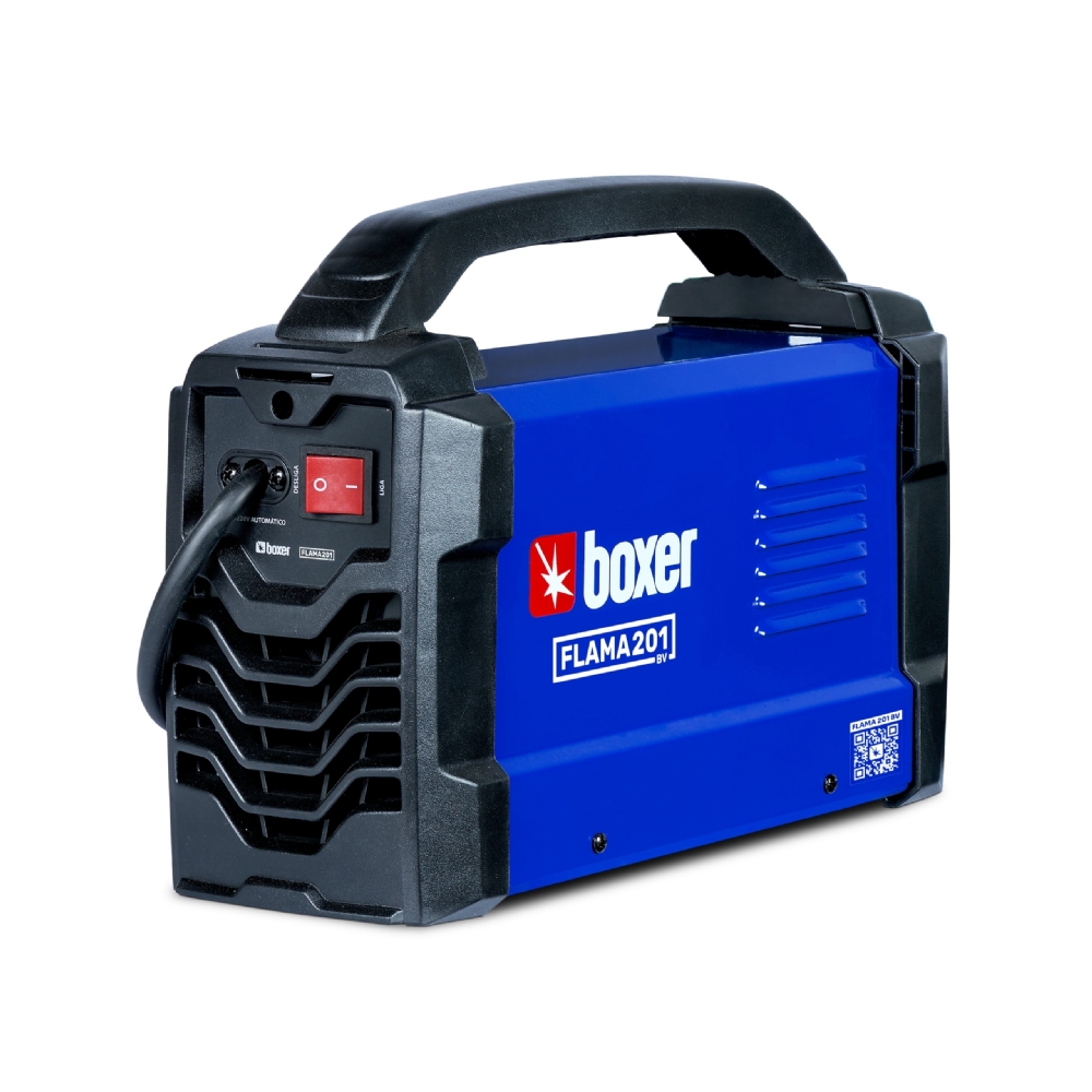 Máquina Inversora de Solda Flama 201 MMA/TIG Lift 200A Bivolt Automático BOXER