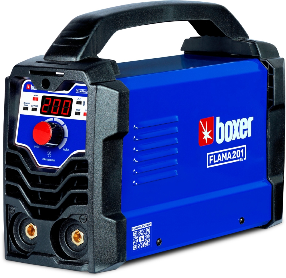 Máquina Inversora de Solda Flama 201 MMA/TIG Lift 200A Bivolt Automático BOXER