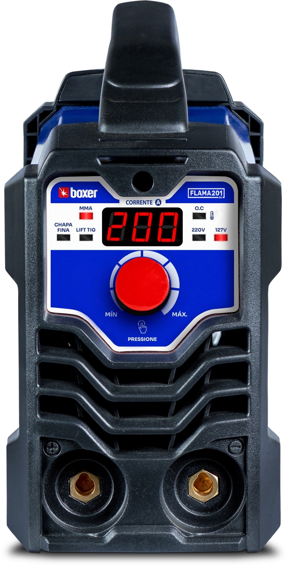 Máquina Inversora de Solda Flama 201 MMA/TIG Lift 200A Bivolt Automático BOXER