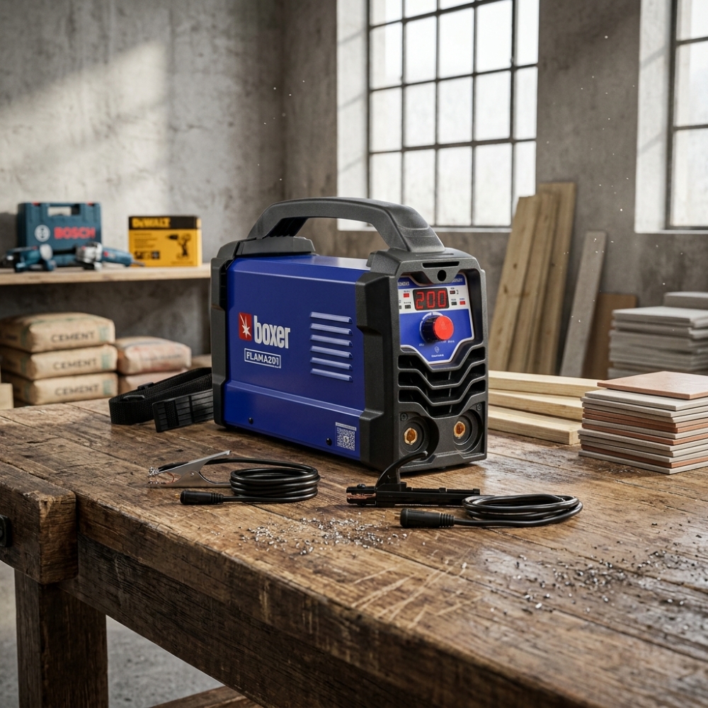 Máquina Inversora de Solda Flama 201 MMA/TIG Lift 200A Bivolt Automático BOXER