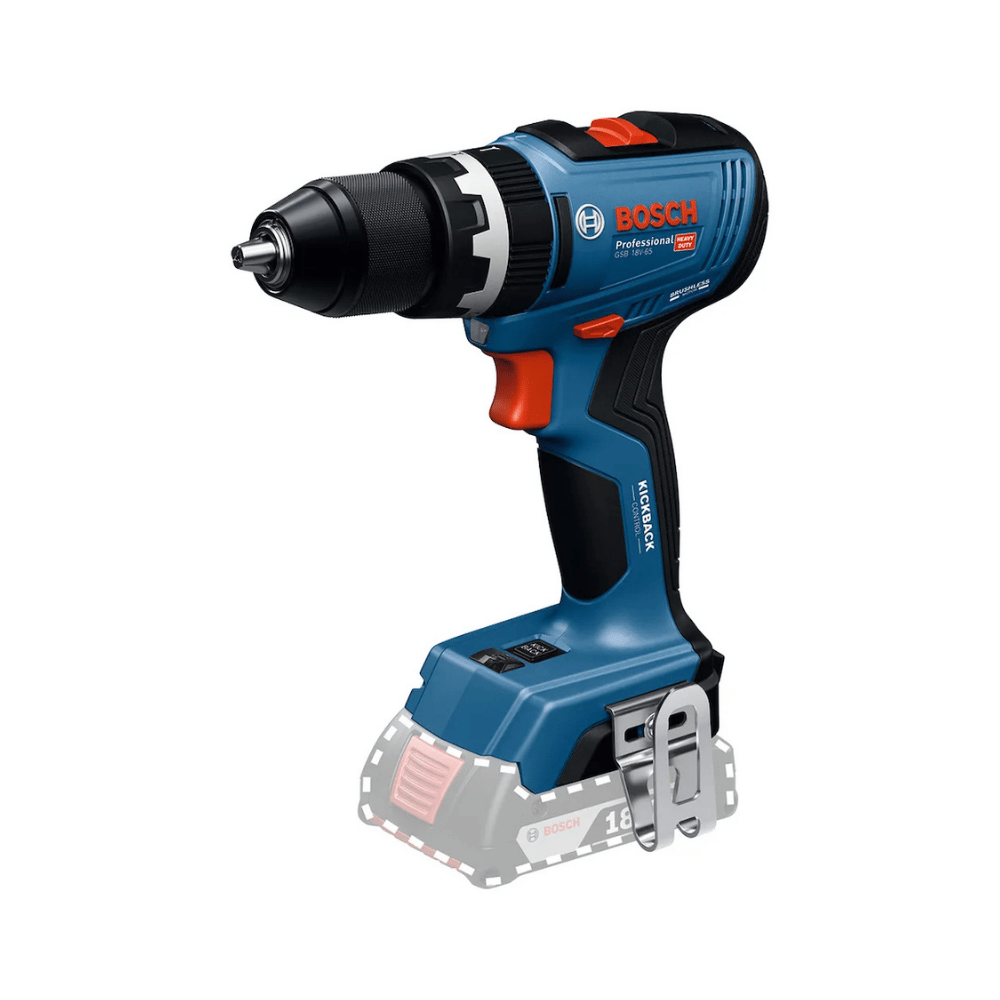 Parafusadeira Furadeira GSB 18V-65 18V Brushless com 2 Baterias Carregador Bivolt BOSCH