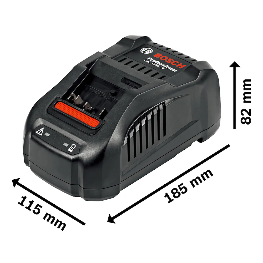 Kit 2 Baterias ProCORE 18V 8,0Ah com Carregador Rápido GAL 1880 CV BOSCH