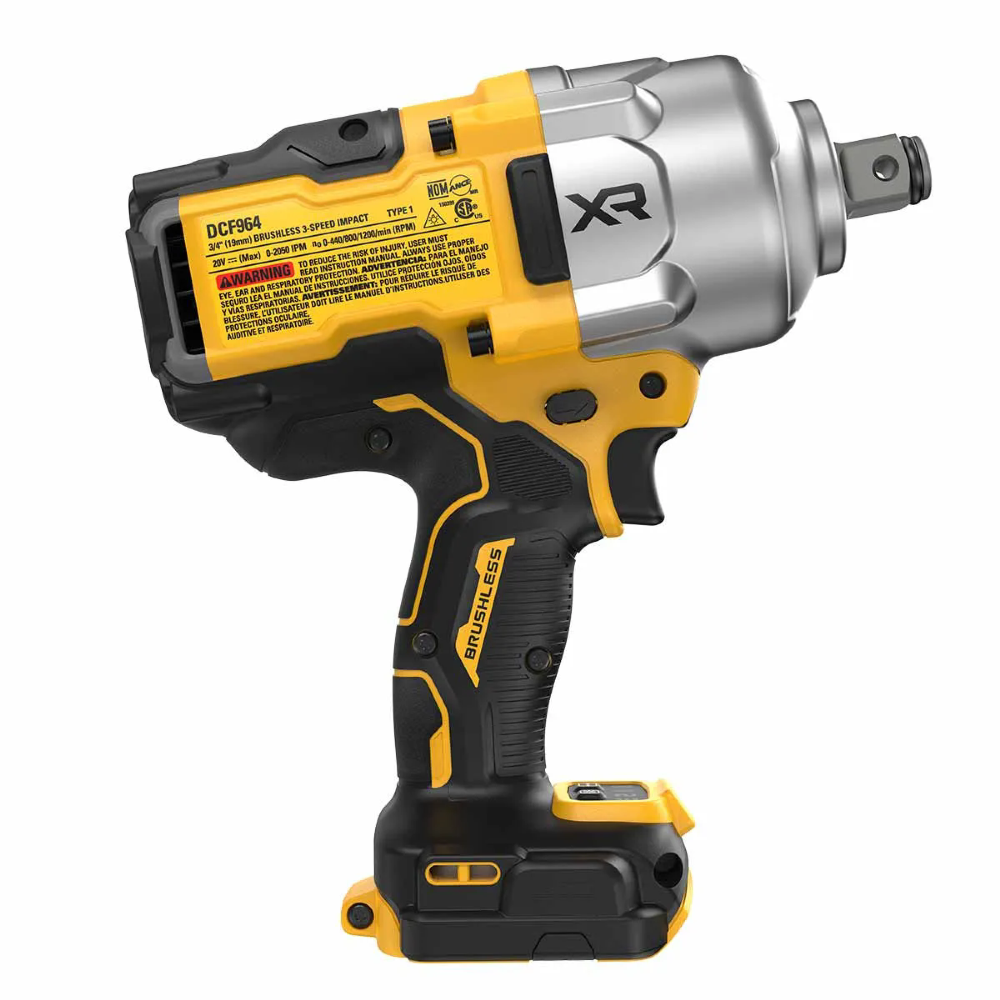Chave de Impacto DCF964B 3/4 Pol. Brushless 1925Nm 20V Max sem Bateria e Carregador DEWALT