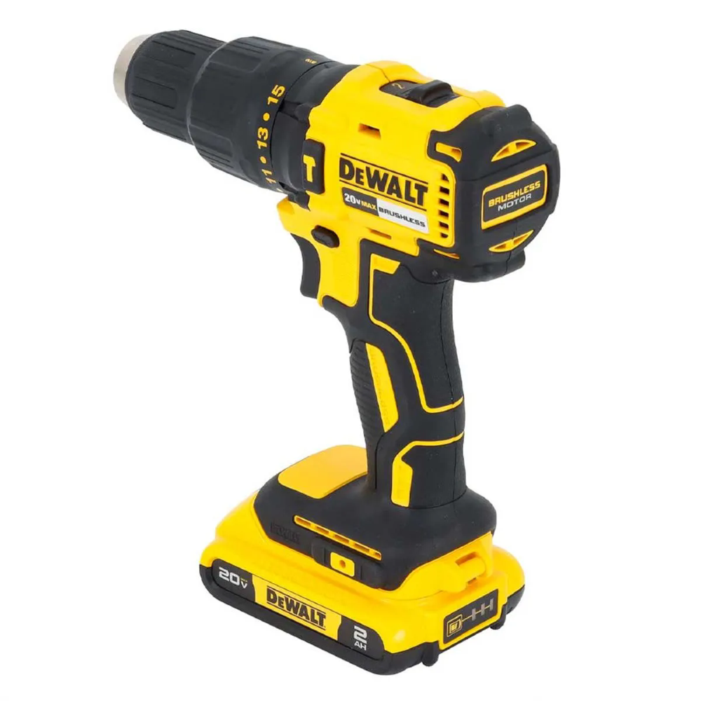 Parafusadeira Furadeira de Impacto DCD7781D2-BR 1/2 Pol. Brushless 20V com 2 Baterias, Carregador Bivolt e Maleta DEWALT