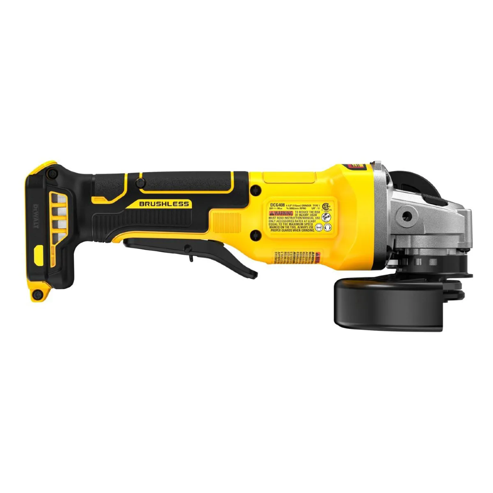 Esmerilhadeira Angular DCG408B-B2 4.1/2 Pol. 20V Max Brushless sem Bateria e Carregador DEWALT