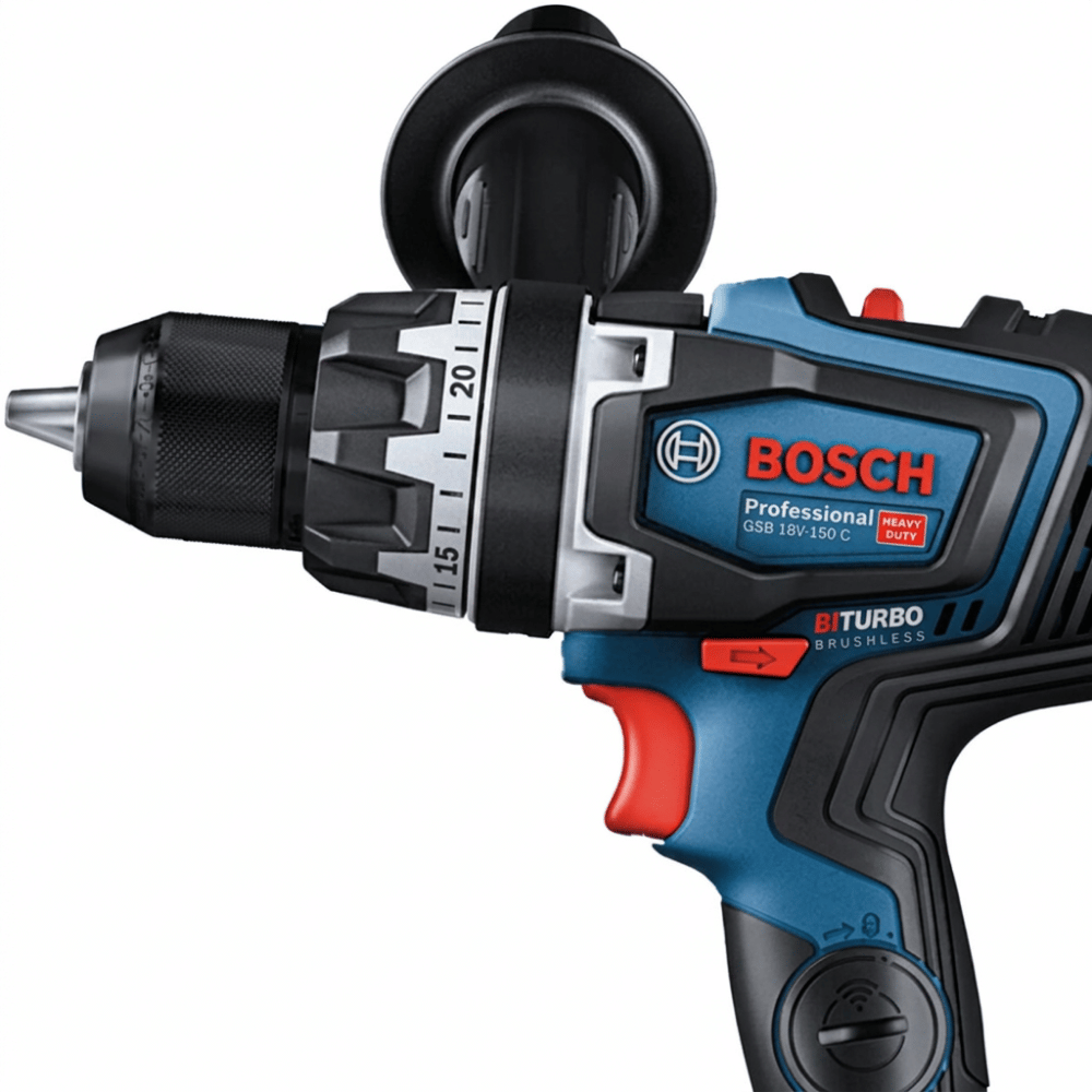 Parafusadeira Furadeira GSB 18V-150 C 1/2 Pol. 18V Brushless sem Bateria com Maleta BOSCH