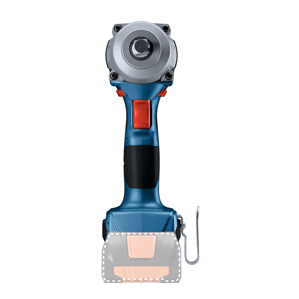Chave de Impacto GDS 18V-450 PC 1/2 Pol. 18V Brushless 450Nm sem Bateria e Carregador BOSCH