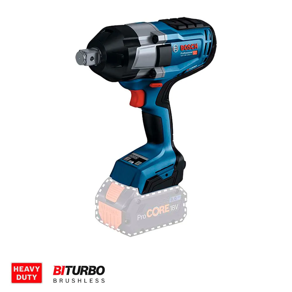 Chave de Impacto GDS 18V-1050 H SB 3/4 Pol. 18V Brushless 1050Nm sem Bateria e Carregador BOSCH