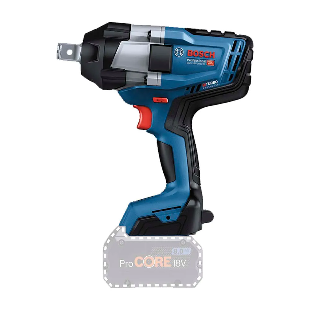 Chave de Impacto GDS 18V-1050 H SB 3/4 Pol. 18V Brushless 1050Nm sem Bateria e Carregador BOSCH