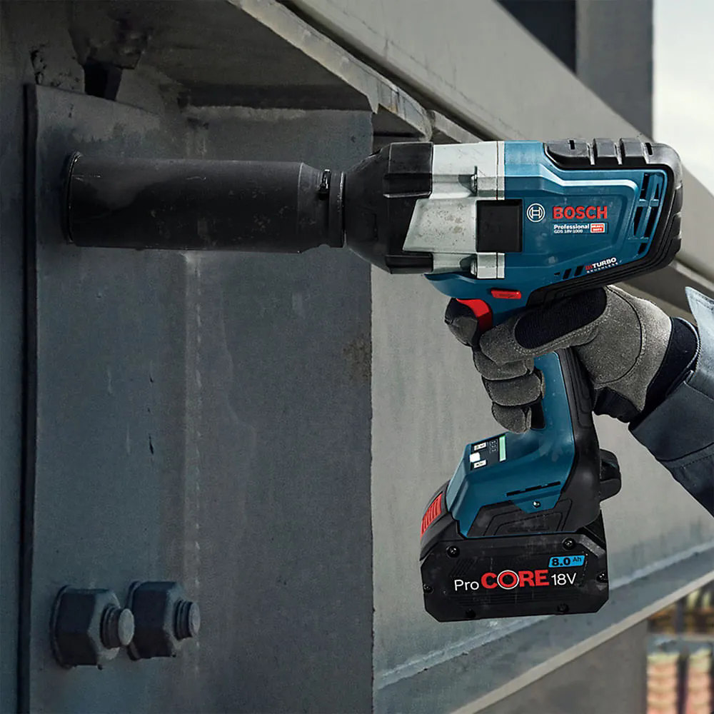 Chave de Impacto GDS 18V-1000 1/2 Pol. 18V Brushless sem Bateria e Carregador BOSCH