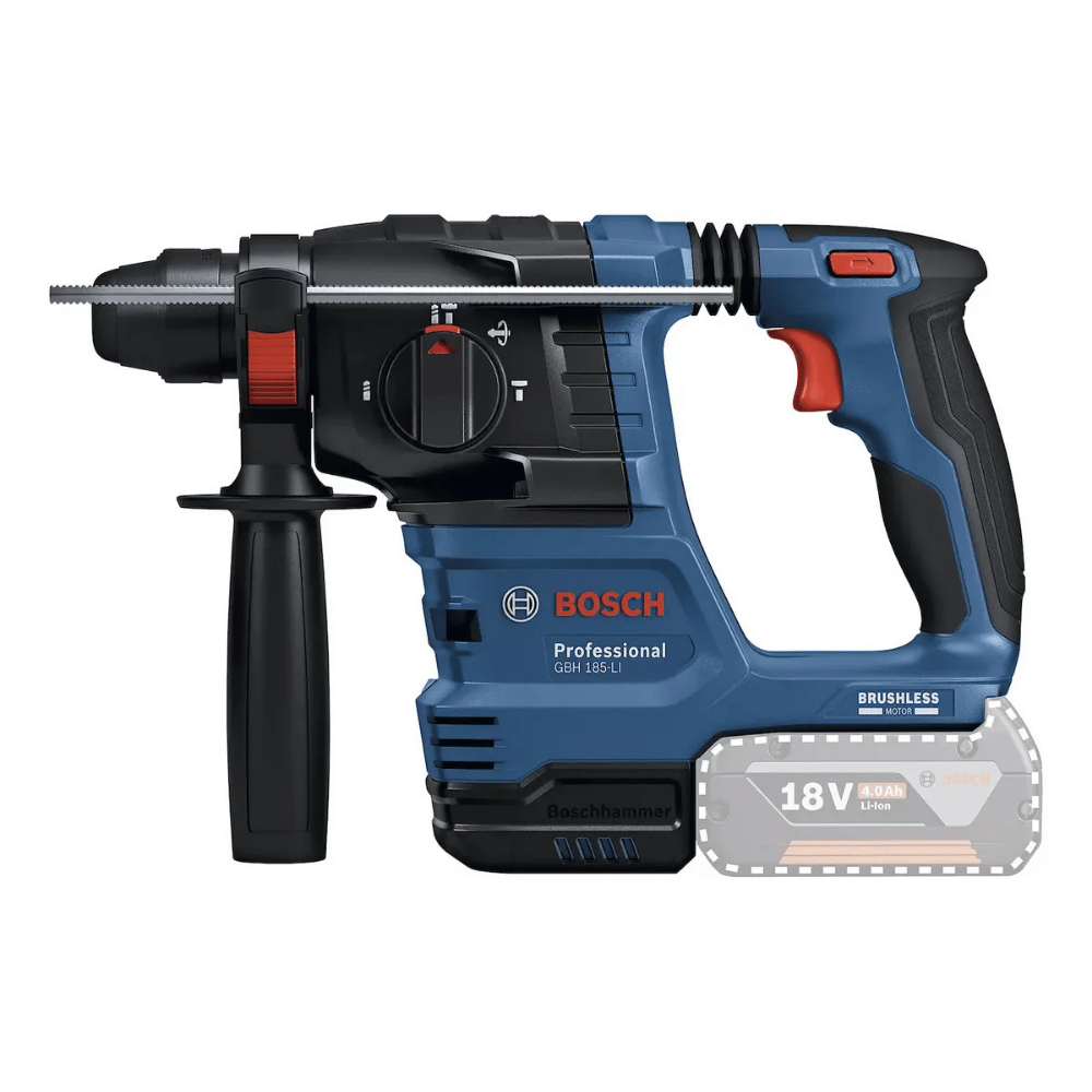 Martelete Perfurador Rompedor GBH 185-LI Brushless SDS Plus 18V sem Bateria BOSCH