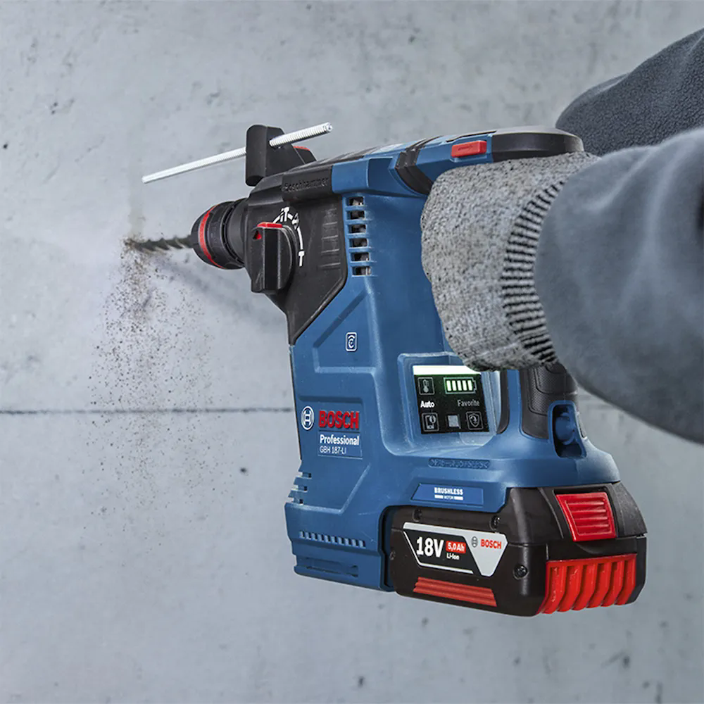 Martelete Perfurador Rompedor GBH 187-LI Brushless SDS Plus 18V sem Bateria BOSCH