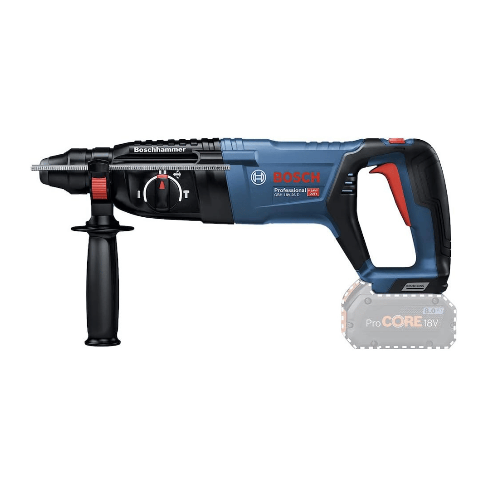 Martelete Perfurador GBH 18V-26 SDS Plus 2,5J 18V Brushless sem Bateria e Carregador BOSCH