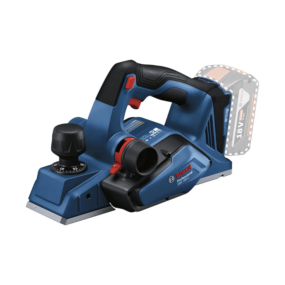 Plaina à Bateria GHO 185-LI Brushless 18V 82mm sem Bateria BOSCH