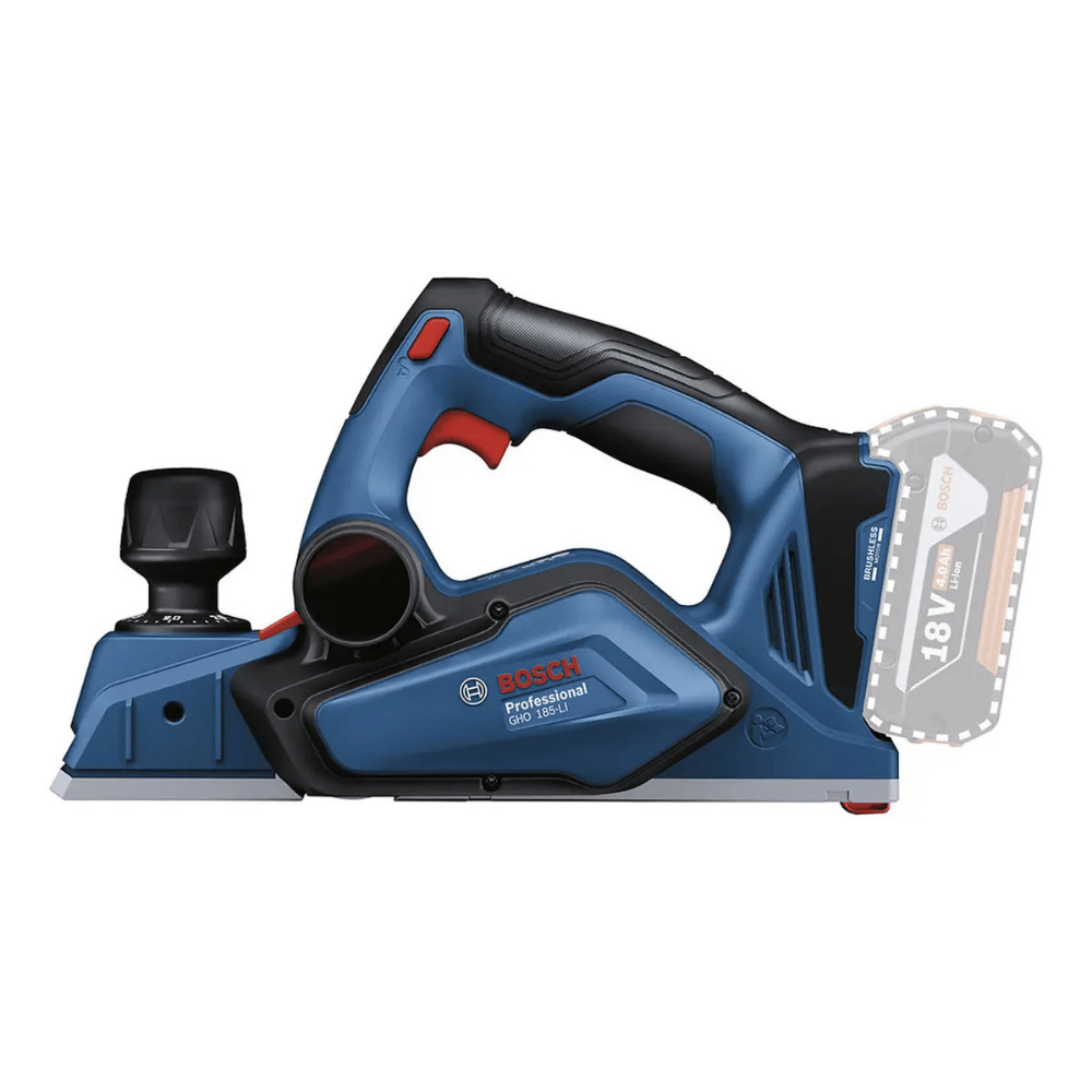 Plaina à Bateria GHO 185-LI Brushless 18V 82mm sem Bateria BOSCH