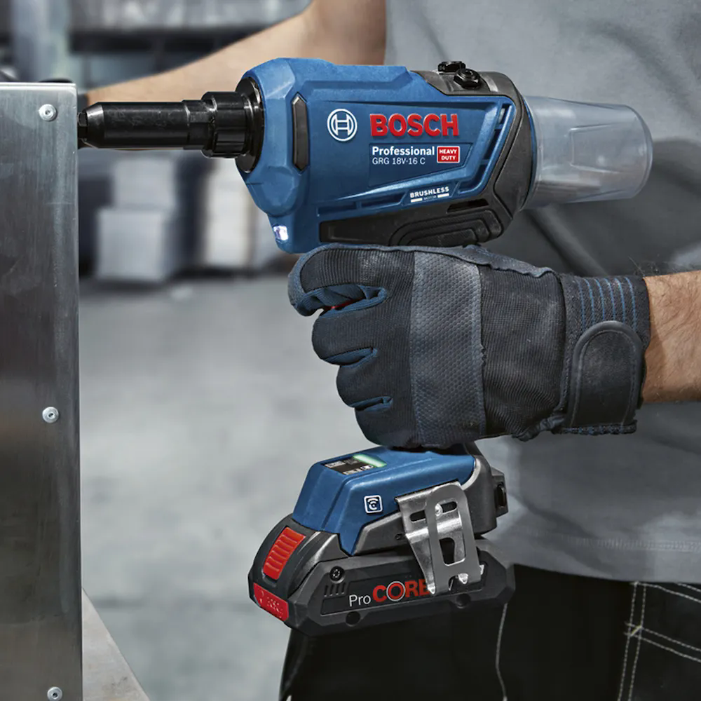 Rebitador GRG 18V-16C 18V Brushless sem Bateria e Carregador BOSCH