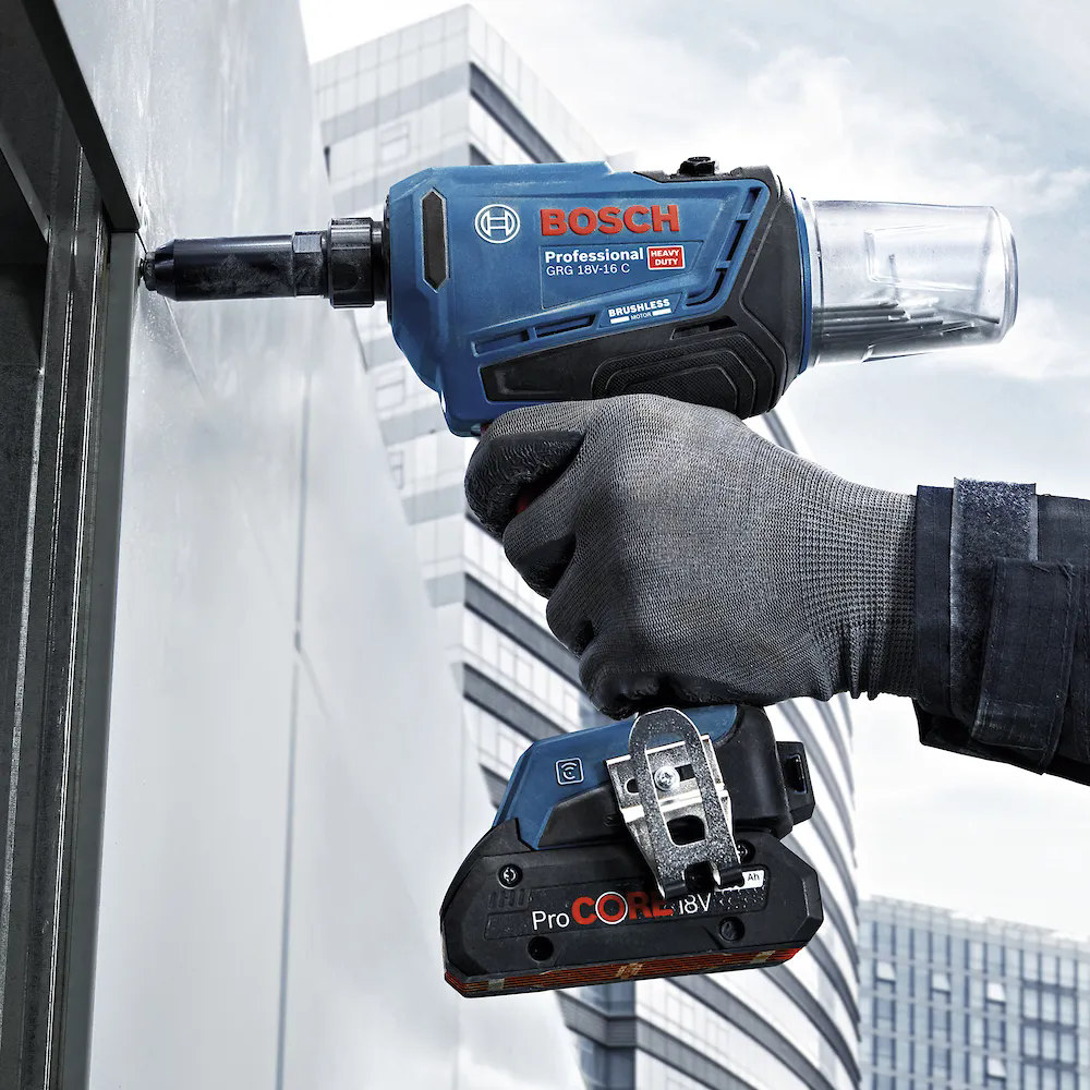 Rebitador GRG 18V-16C 18V Brushless sem Bateria e Carregador BOSCH