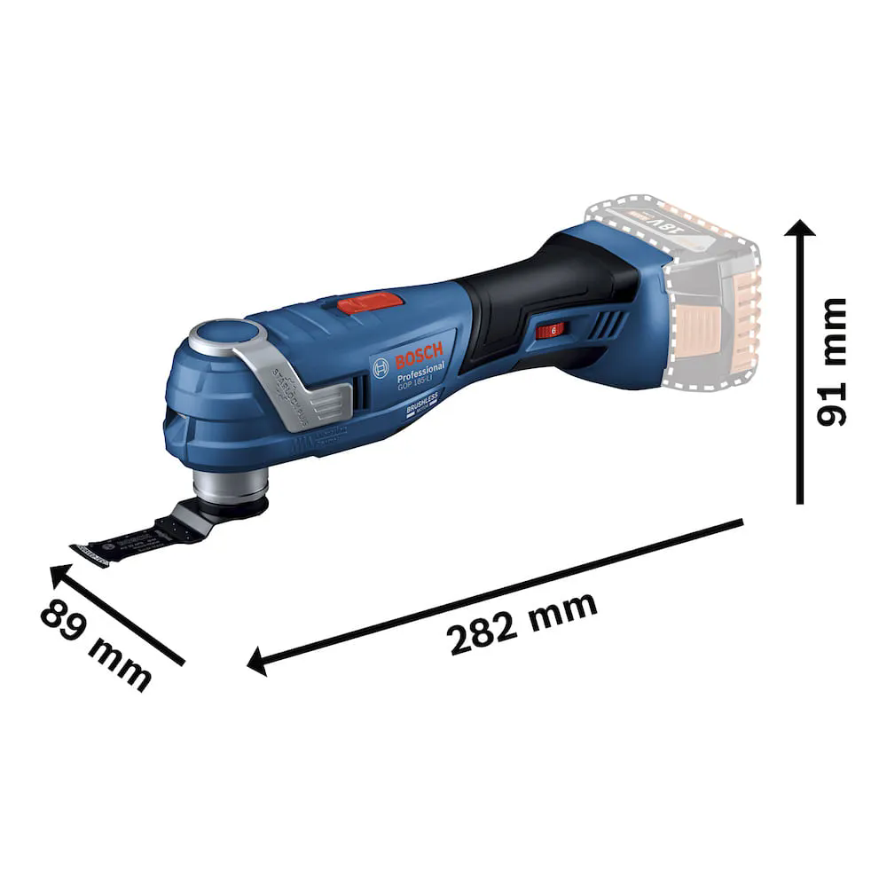 Multicortadora GOP 185-LI 18V Brushless sem Bateria BOSCH