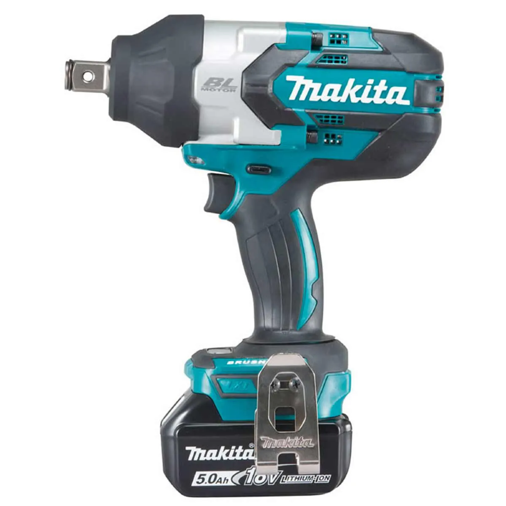 Chave de Impacto DTW1001RTJ 3/4 Pol. 18V Brushless 1700Nm com 2 Baterias, Carregador Rápido e Maleta MAKITA