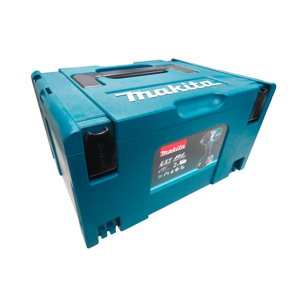 Chave de Impacto DTW1002RTJ 1/2 Pol. 18V Brushless com 2 Baterias, Carregador Bivolt e Maleta MAKITA