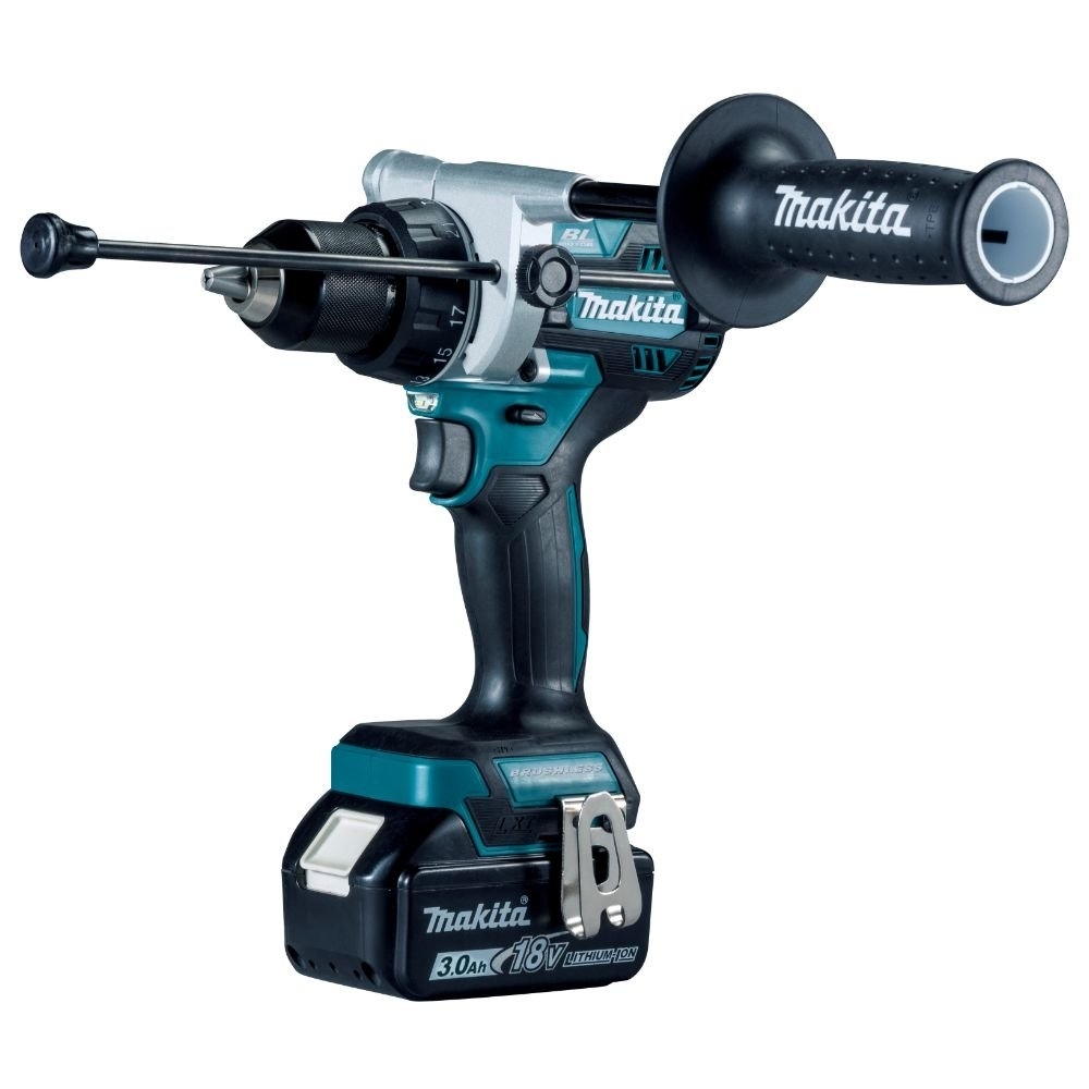 Parafusadeira Furadeira de Impacto DHP486RTJ Brushless 18V com 2 Baterias, Carregador e Maleta MAKITA