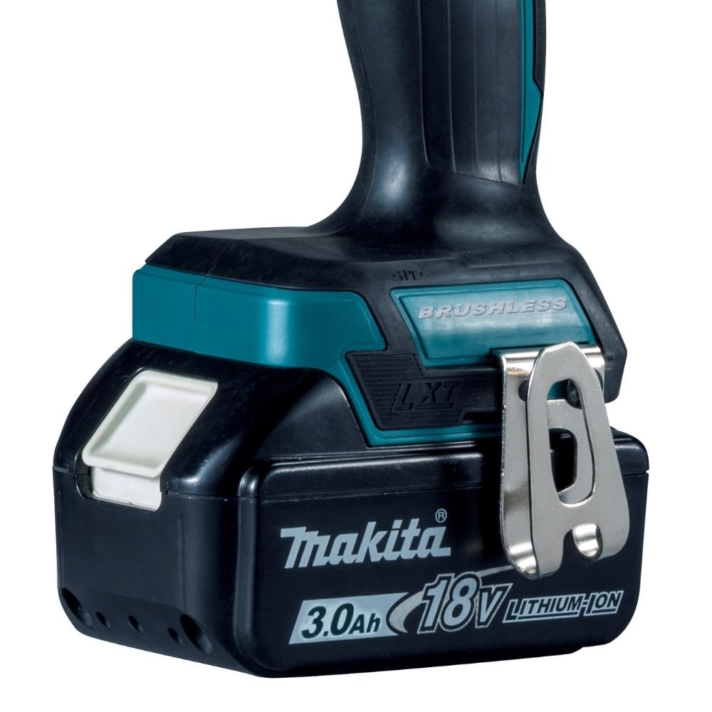 Parafusadeira Furadeira de Impacto DHP486RTJ Brushless 18V com 2 Baterias, Carregador e Maleta MAKITA