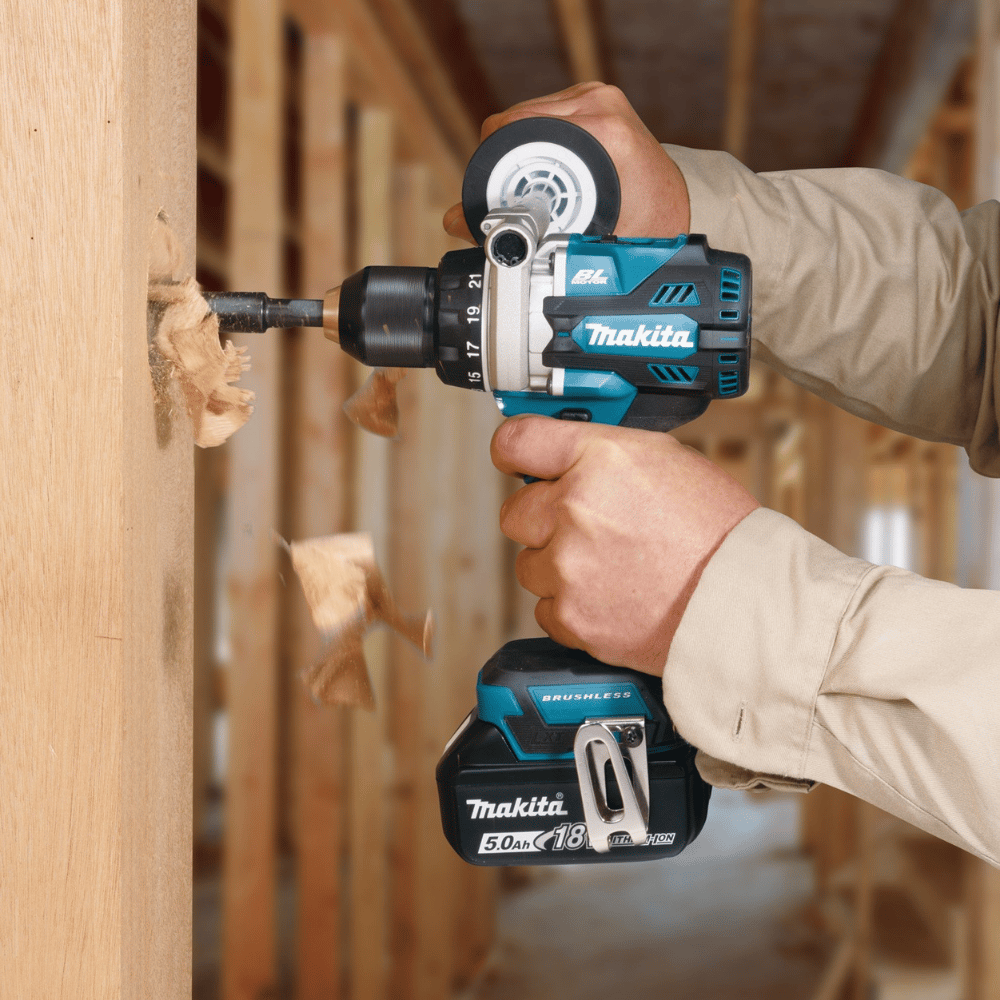 Parafusadeira Furadeira de Impacto DHP486RTJ Brushless 18V com 2 Baterias, Carregador e Maleta MAKITA