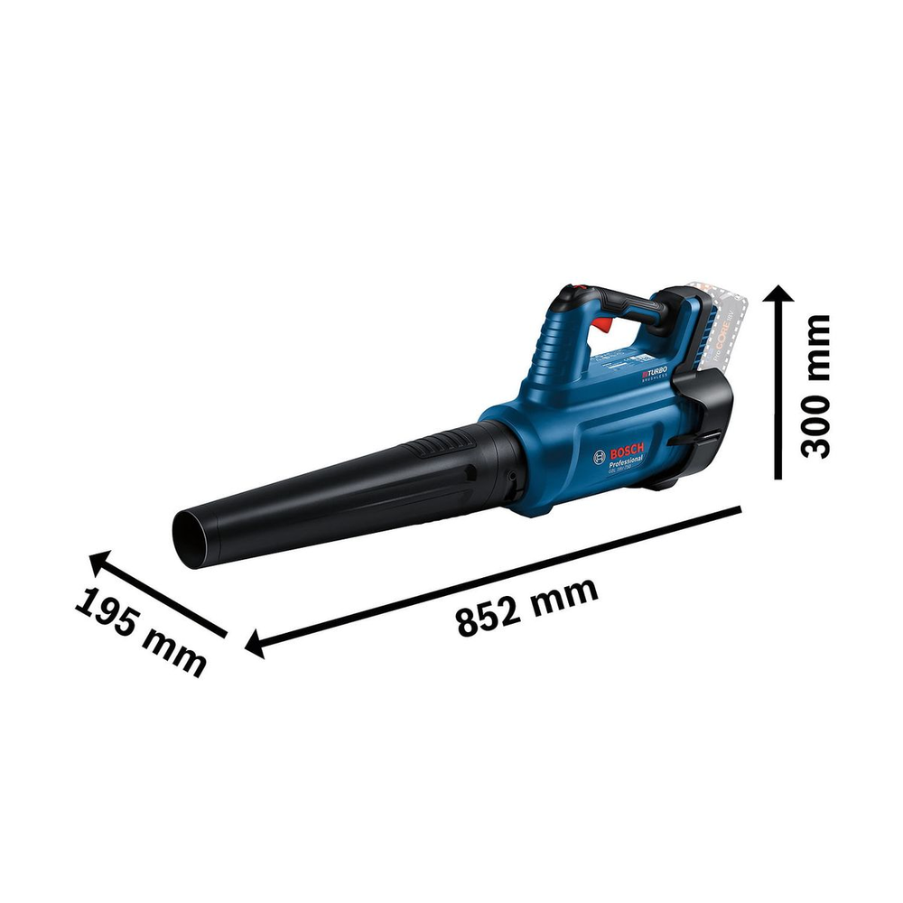 Soprador GBL 18V-750 18V Brushless sem Bateria BOSCH