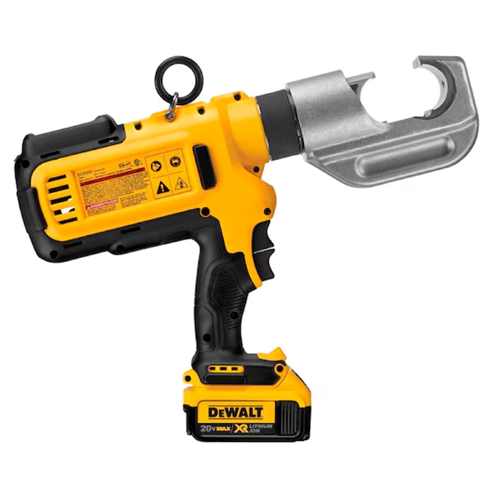 Crimpador de Cabos DCE300 12 Toneladas 20V MAX com 2 Baterias 4Ah, Carregador e Maleta DEWALT