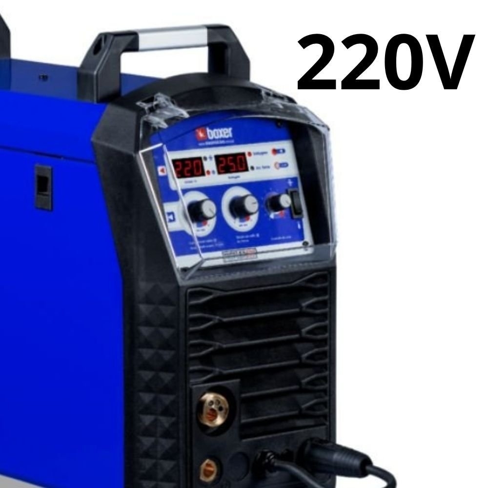Máquina de Solda Inversora Multiprocesso MIGFLEX 250 MIG/MMA/TIG 220A 220V BOXER