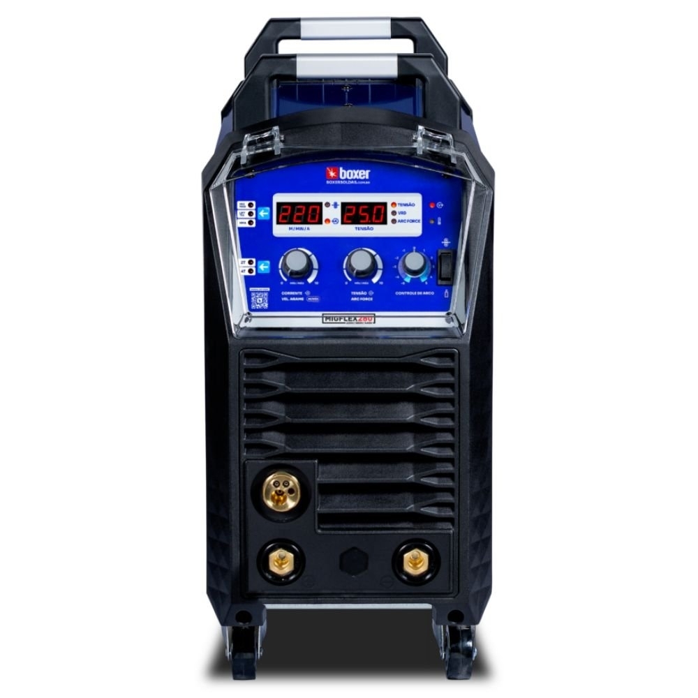 Máquina de Solda Inversora Multiprocesso MIGFLEX 280 MIG/MMA/TIG 280A 220/380/440V Trifásica BOXER