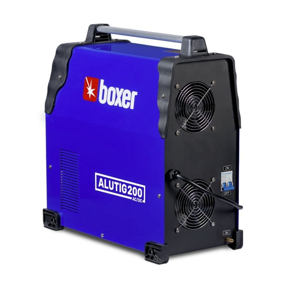 Máquina Inversora de Solda TIG AC/DC Alutig 200A Bivolt com Pedal e Tocha BOXER