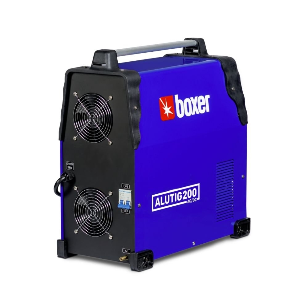 Máquina Inversora de Solda TIG AC/DC Alutig 200A Bivolt com Pedal e Tocha BOXER