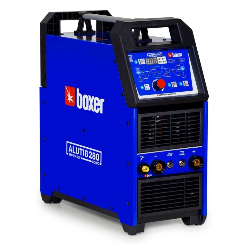 Máquina de Solda Inversora TIG/MMA ALUTIG 280 AC/DC 280A 220V BOXER