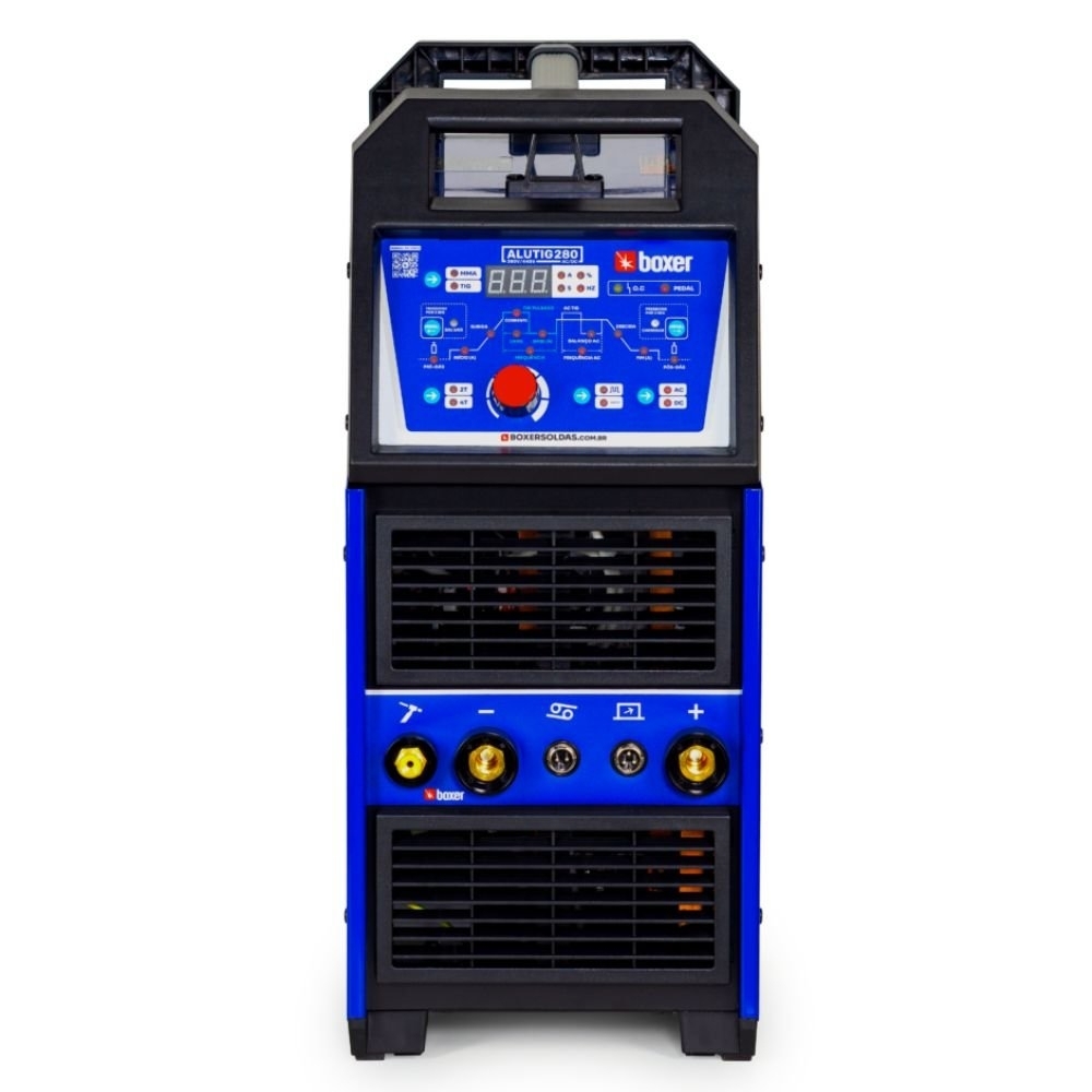 Máquina de Solda Inversora TIG/MMA ALUTIG 280 AC/DC 280A 220V BOXER