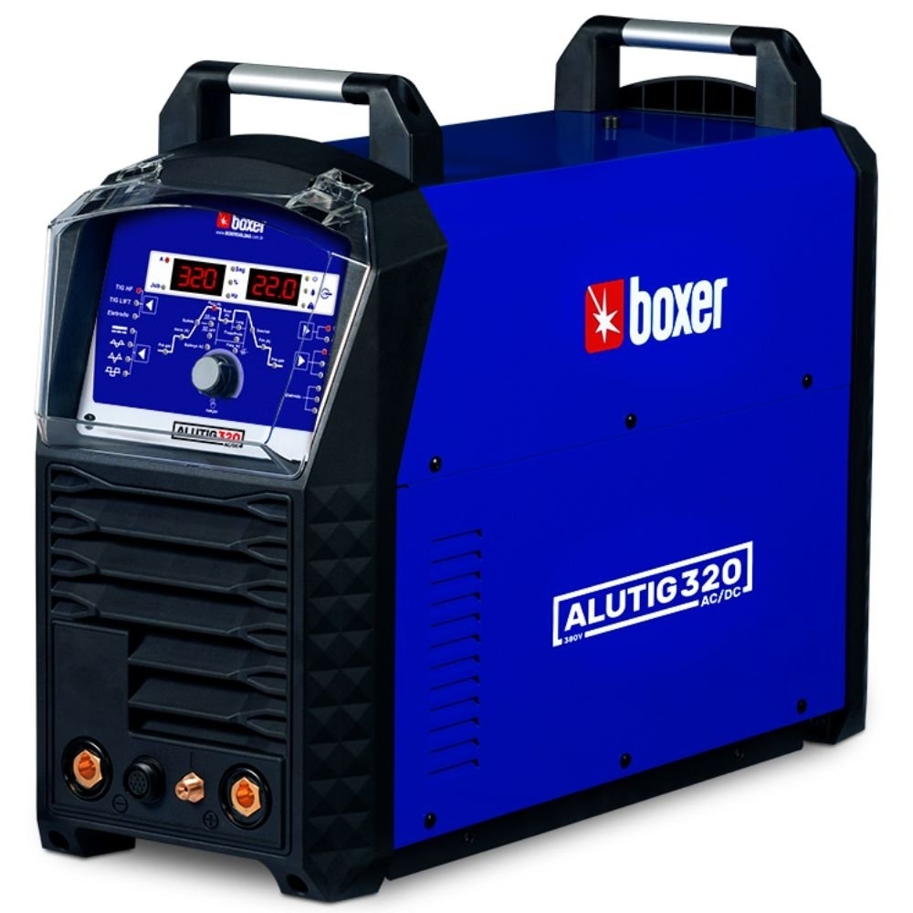Máquina Inversora de Solda TIG Pulsado Alutig 320A 380V Trifásica com Pedal BOXER