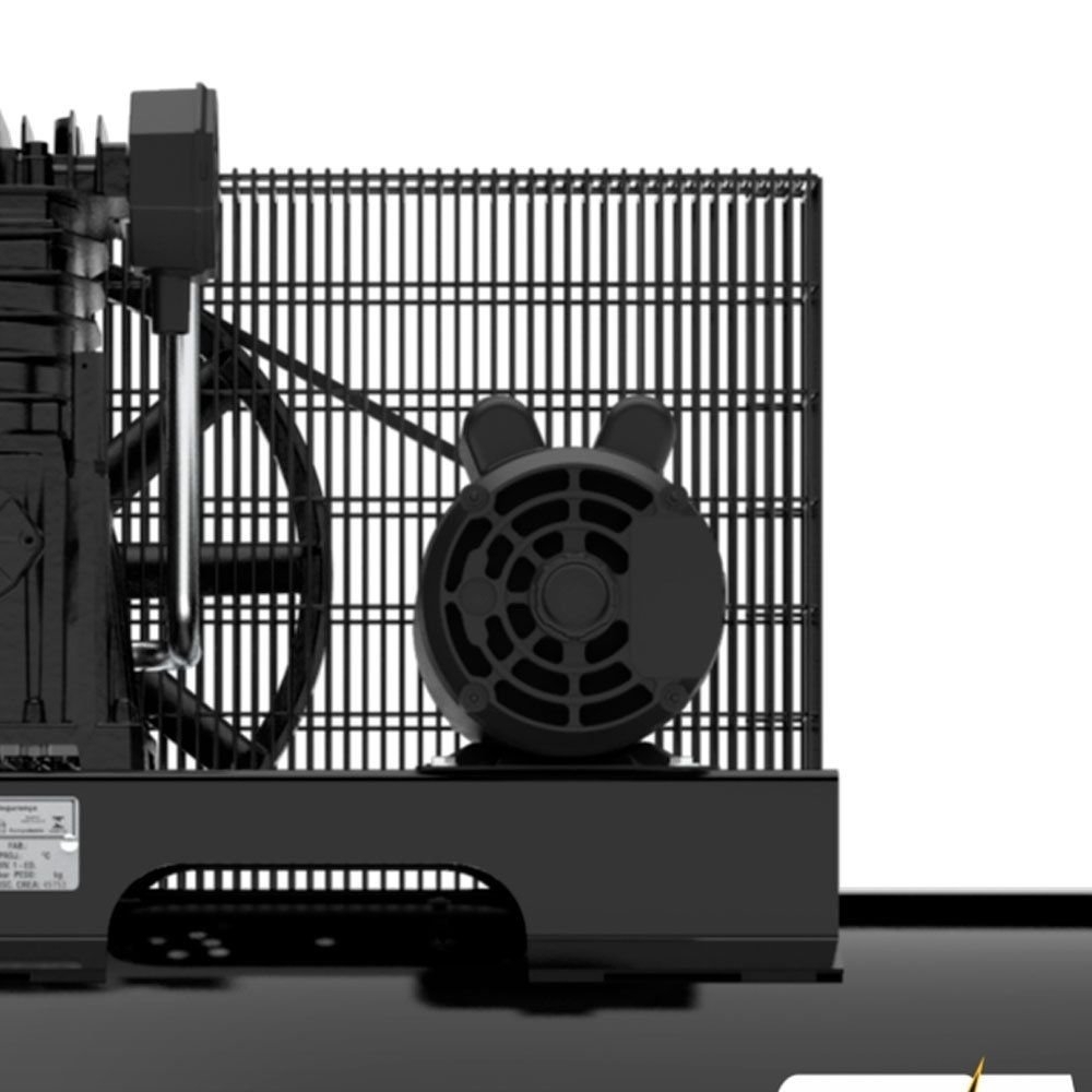 Compressor de Ar Storm 600 5HP 20 PCM 200 Litros 140 PSI 220/380V Trifásico PRESSURE