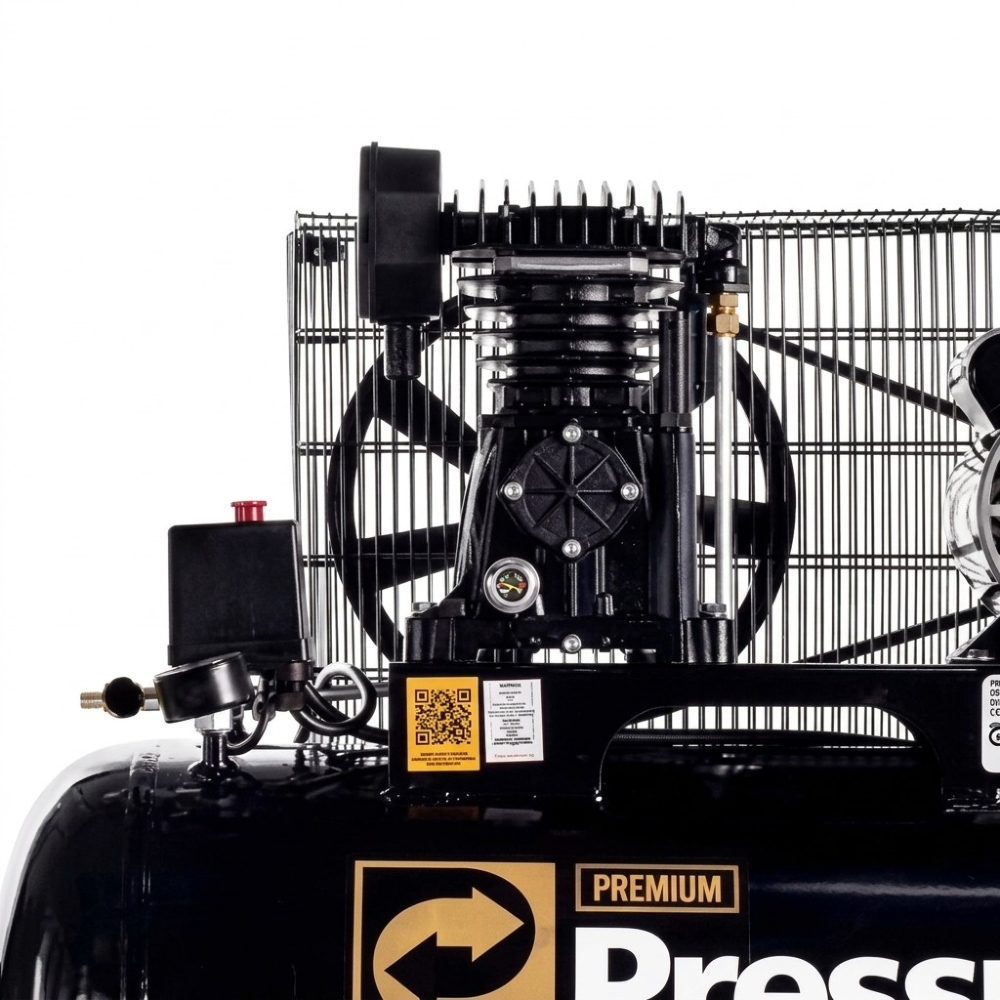 Compressor de Ar Storm 300 Premium 2HP 10 PCM 100 Litros 220V PRESSURE