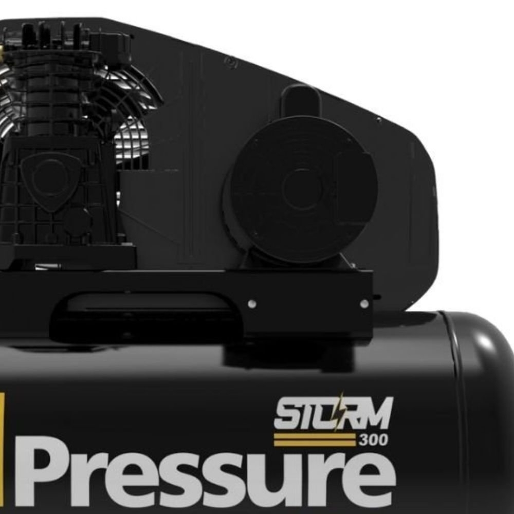 Compressor de Ar Storm 300 100 Litros 2HP Monofásico Bivolt 110/220V PRESSURE