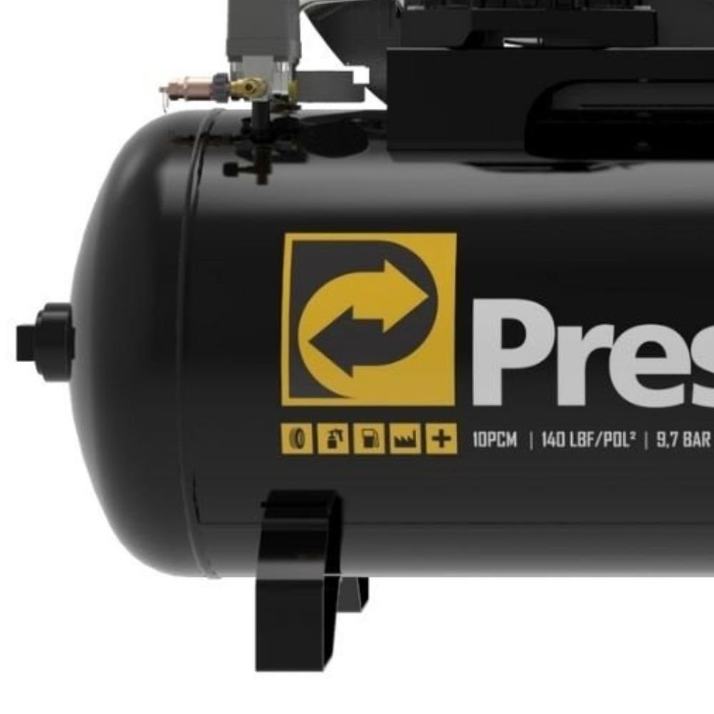 Compressor de Ar Storm 300 100 Litros 2HP Monofásico Bivolt 110/220V PRESSURE