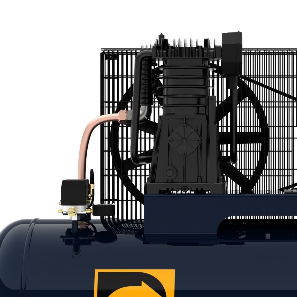 Compressor de Ar Storm 600HP 20 Pés 200L Alta Pressão 5HP Trifásico 220/380V PRESSURE