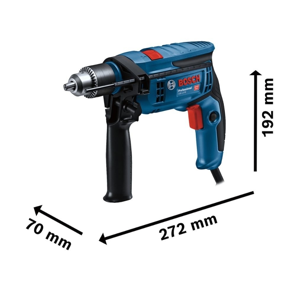 Furadeira de Impacto GSB 13 RE-M 1/2 Pol. 750W 220V com Maleta BOSCH