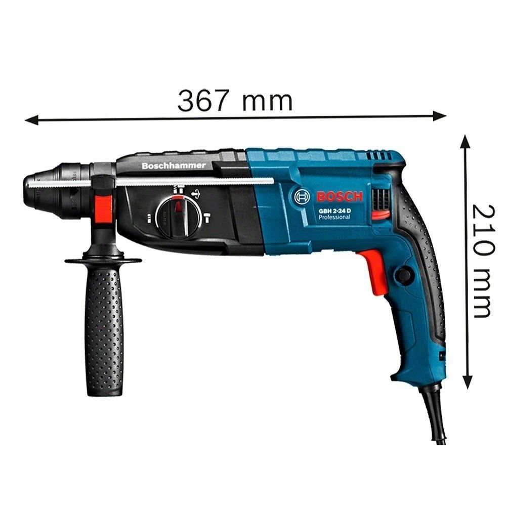 Martelo Rompedor GBH 2-24 D 820W 220V com Maleta BOSCH