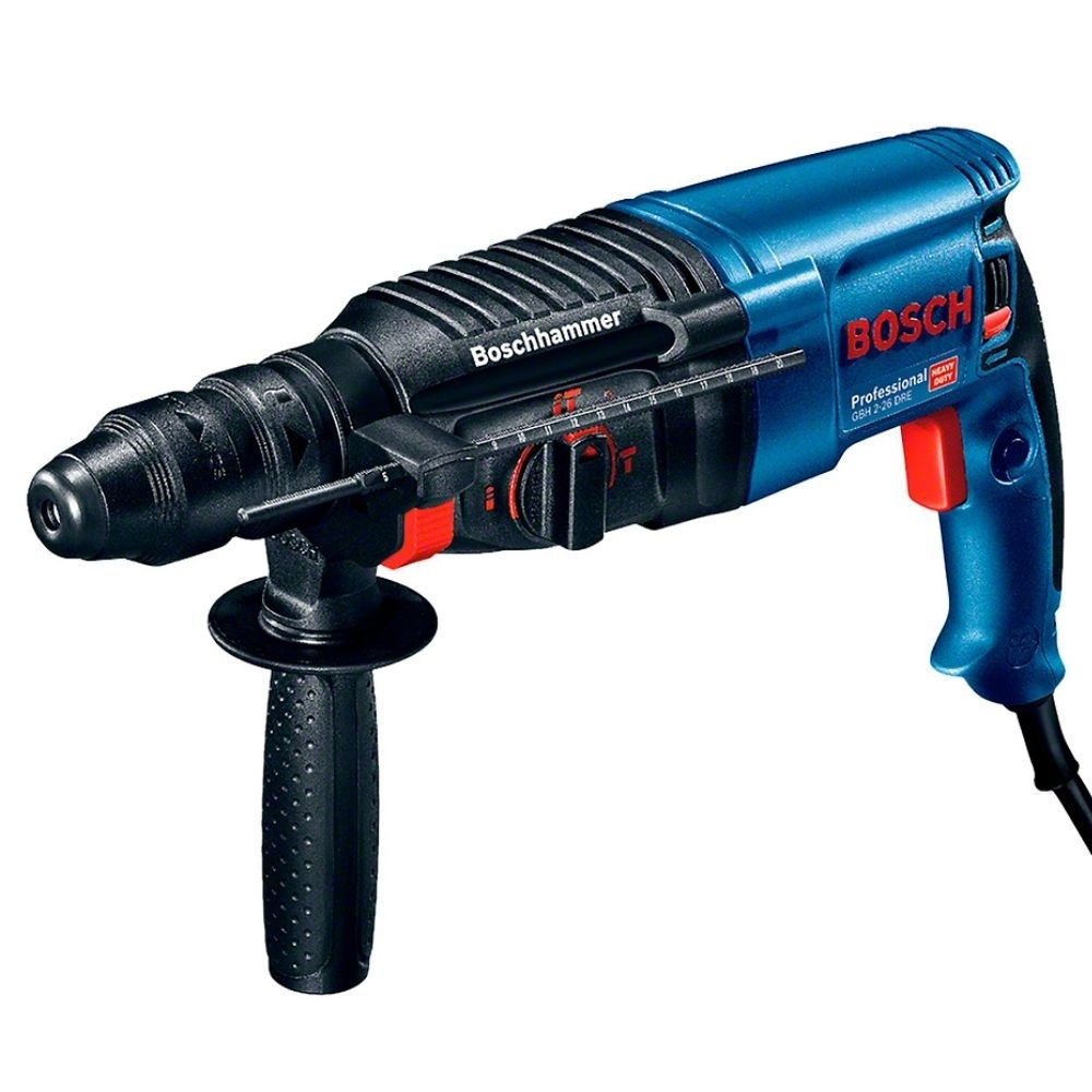 Martelo Perfurador Rompedor GBH 2-26 DRE 800W 2,7J 110V com Maleta BOSCH