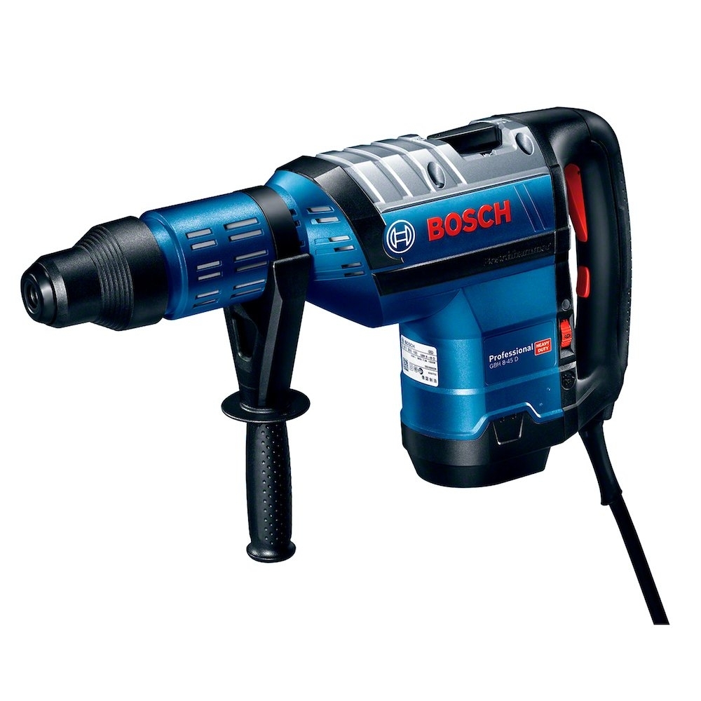 Martelete Perfurador Rompedor GBH 8-45 D 1500W 12,5J 220V com Maleta BOSCH
