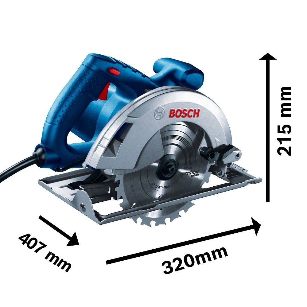 Serra Circular GKS 20-65 184mm 2000W 220V com Disco BOSCH