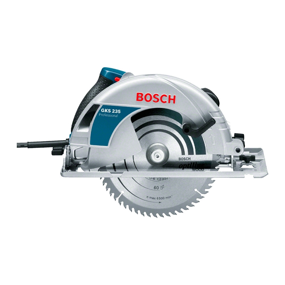 Serra Circular GKS 235 9.1/4 Pol. 1700W 220V com Disco e Guia Paralelo BOSCH