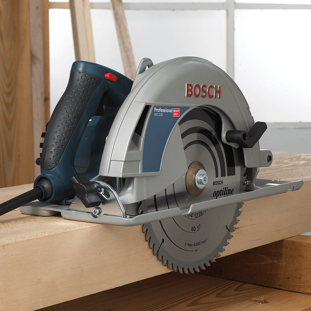 Serra Circular GKS 235 9.1/4 Pol. 1700W 220V com Disco e Guia Paralelo BOSCH